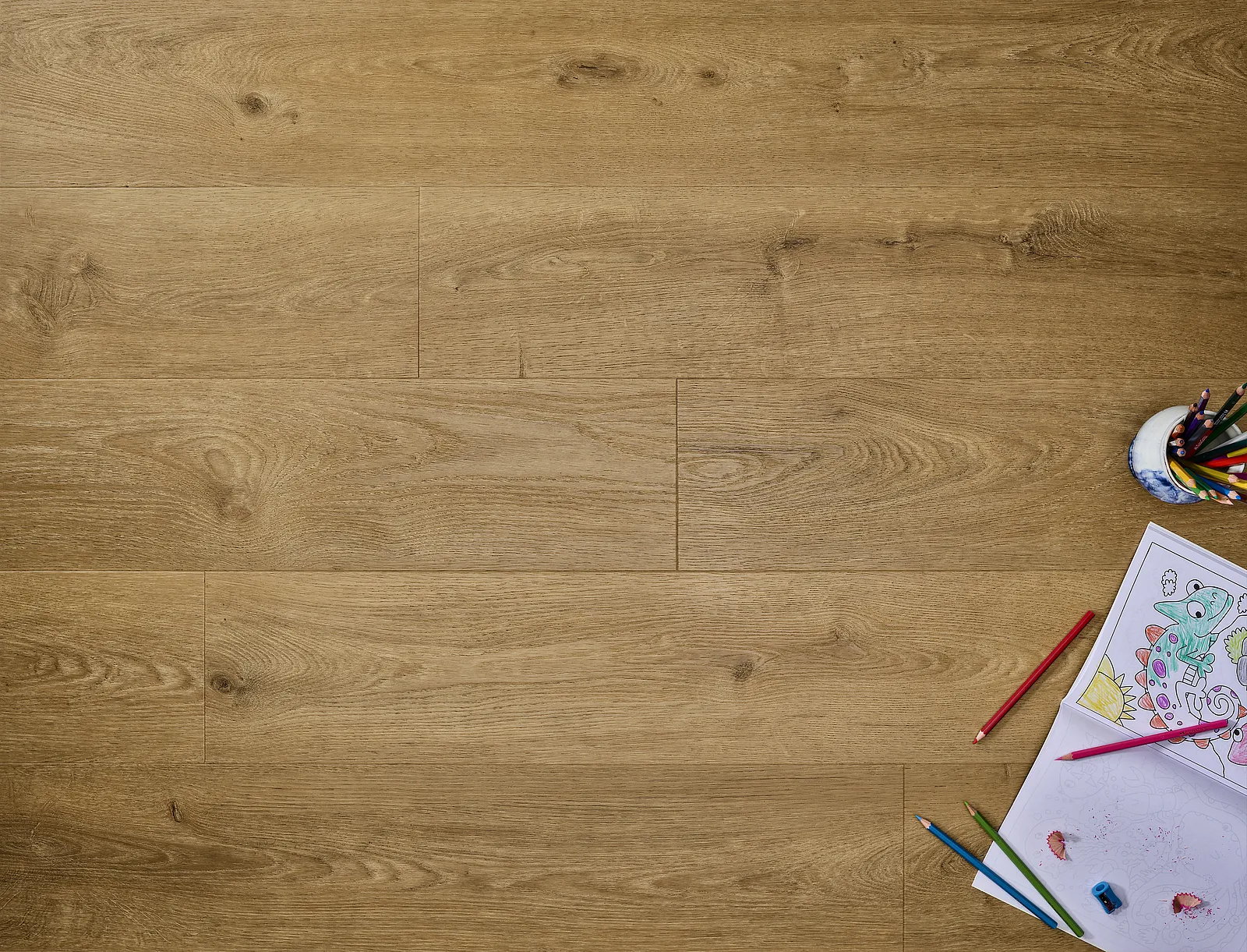 Barn Oak plank LVT flooring