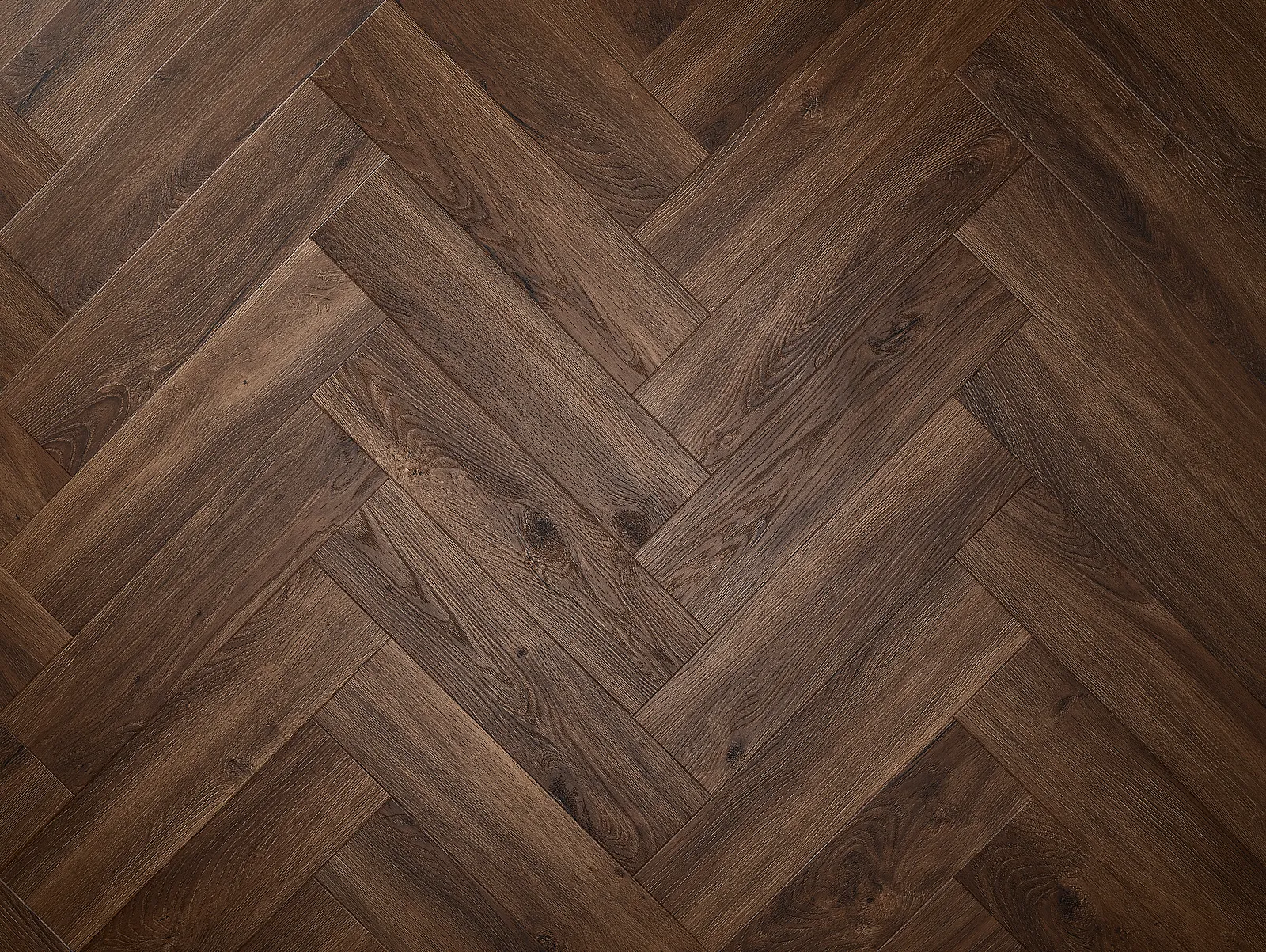 Mahogany herringbone LVT