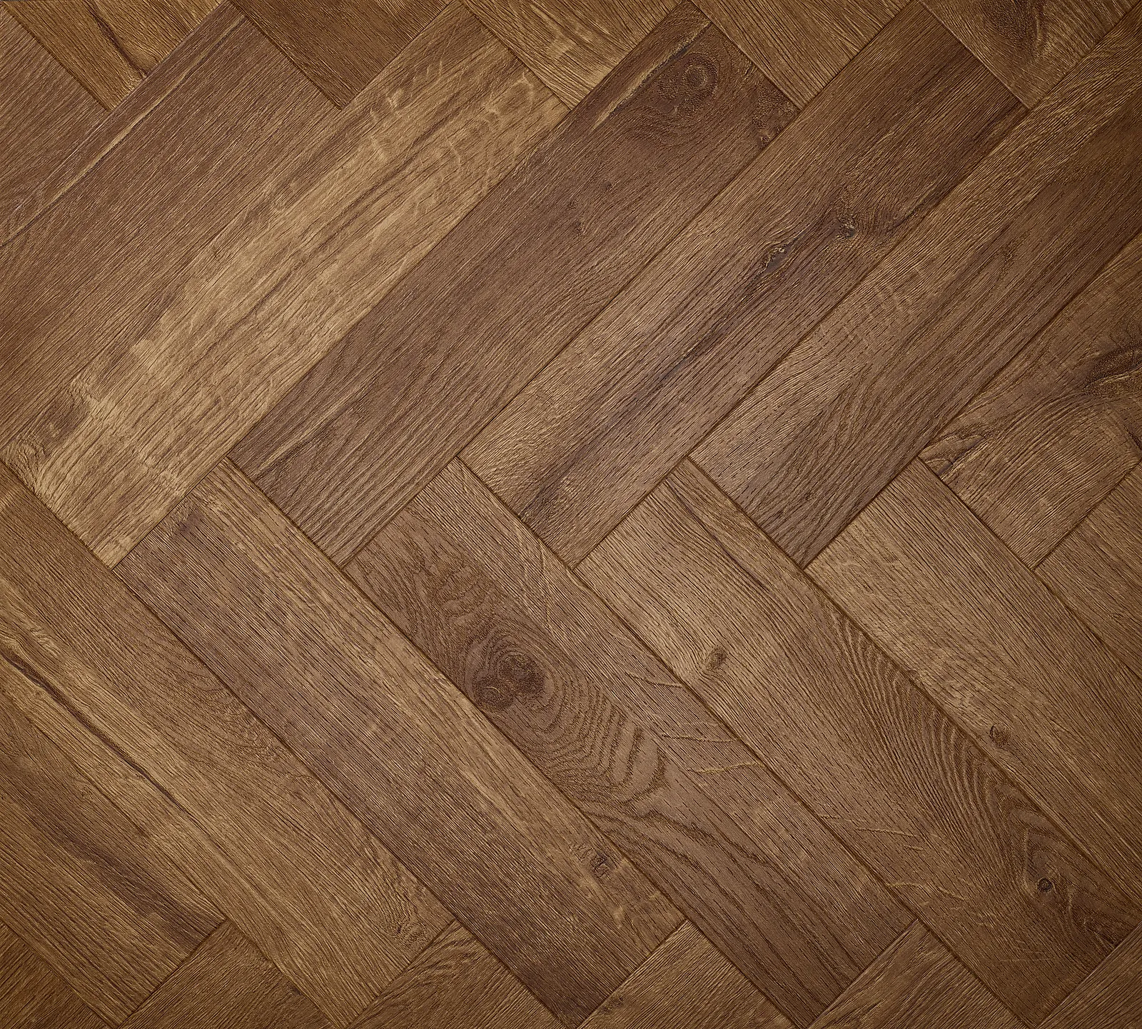 Royal Oak herringbone LVT flooring